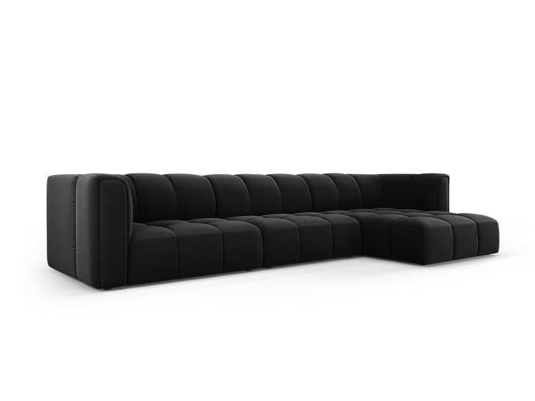 Hoekbank Francesca velvet rechts 5-zits