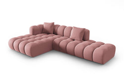 5-zitshoekbank Halley velvet links