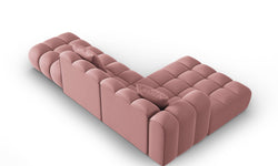 5-zitshoekbank Halley velvet links