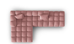 5-zitshoekbank Halley velvet links