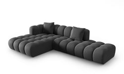 5-zitshoekbank Halley velvet links