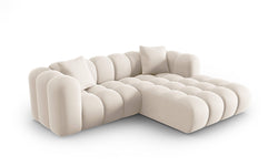3-zitshoekbank Halley velvet rechts