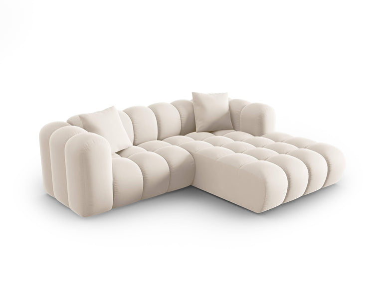 3-zitshoekbank Halley velvet rechts
