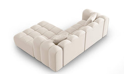 3-zitshoekbank Halley velvet rechts