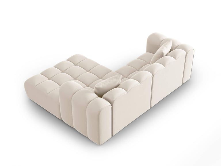 3-zitshoekbank Halley velvet rechts