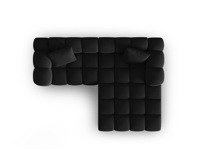 3-zitshoekbank Halley velvet rechts