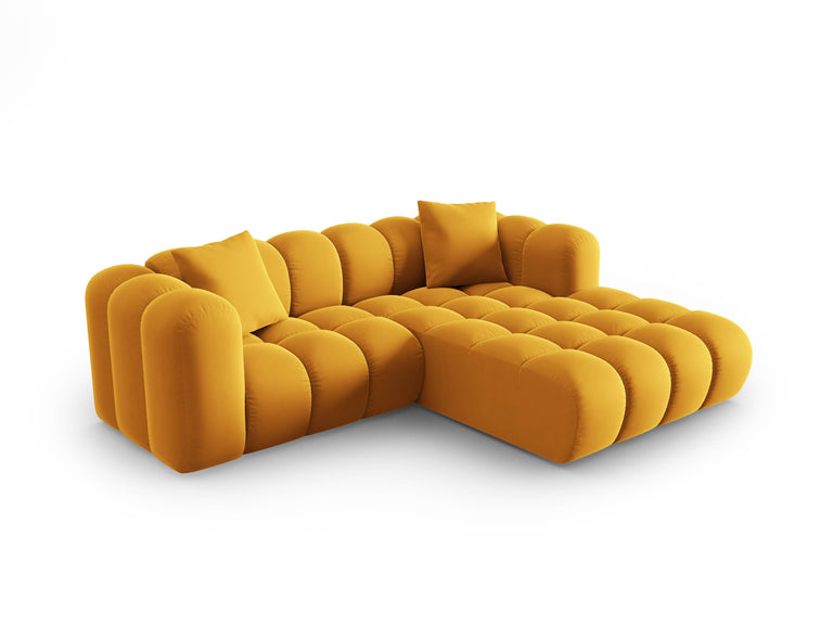 3-zitshoekbank Halley velvet rechts