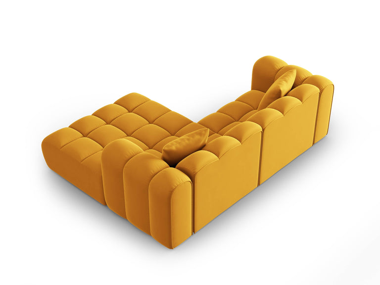 3-zitshoekbank Halley velvet rechts