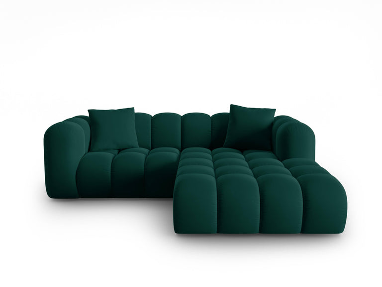 3-zitshoekbank Halley velvet rechts