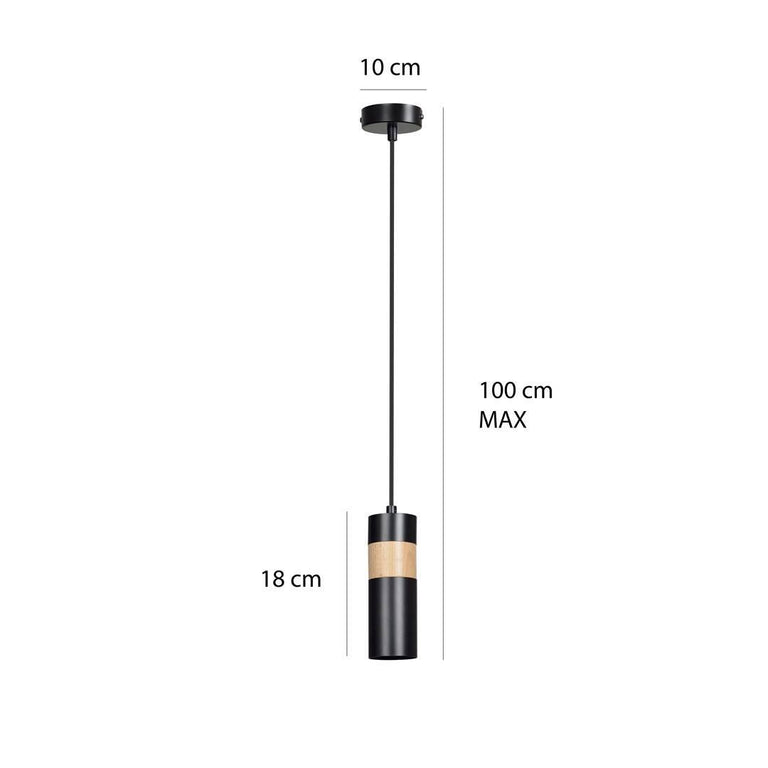 Hanglamp Akari 1-lichts