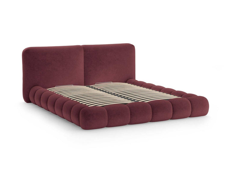 Bedframe Solange chenille 180 x 200 met opbergruimte
