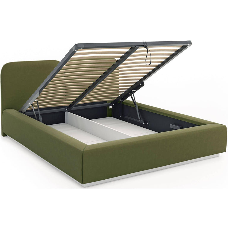 Bedframe Cremona velvet 140 x 200 cm met opbergruimte