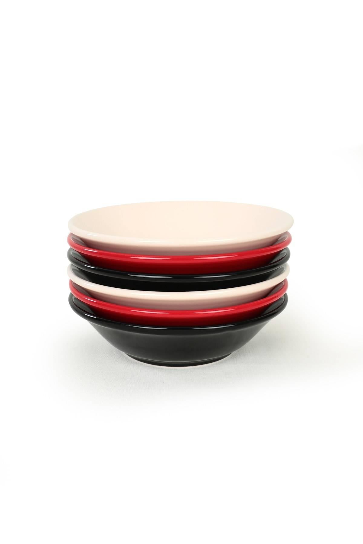 Set van 6 antieke Royal Tognana porseleinen dessertborden, Italië