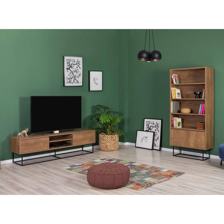 kalune-design-set-vantv-meubelen wandkast laxus open-bruin-spaanplaat-kasten-meubels1