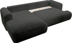 Hoekslaapbank Philipa ribstof links