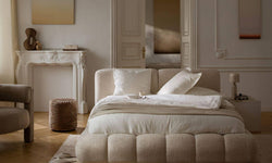 Bedframe Solange chenille 180 x 200 met opbergruimte