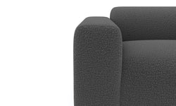 Fauteuil Myra bouclé