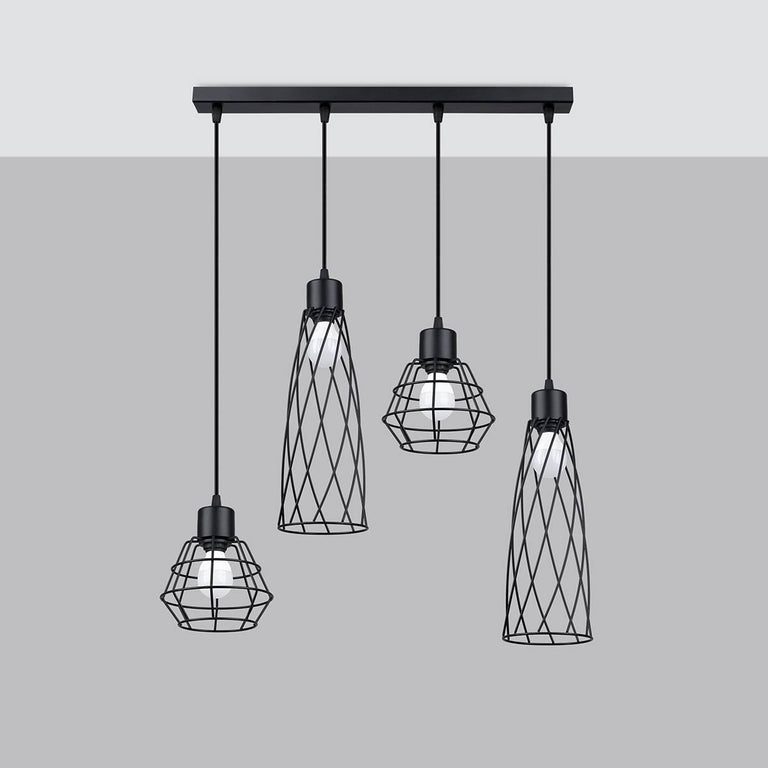 Plafondlamp Suba 4-lichts