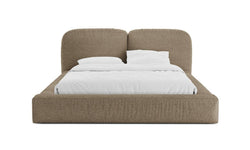 Bedframe Martina bouclé 140 x 200 met opbergruimte