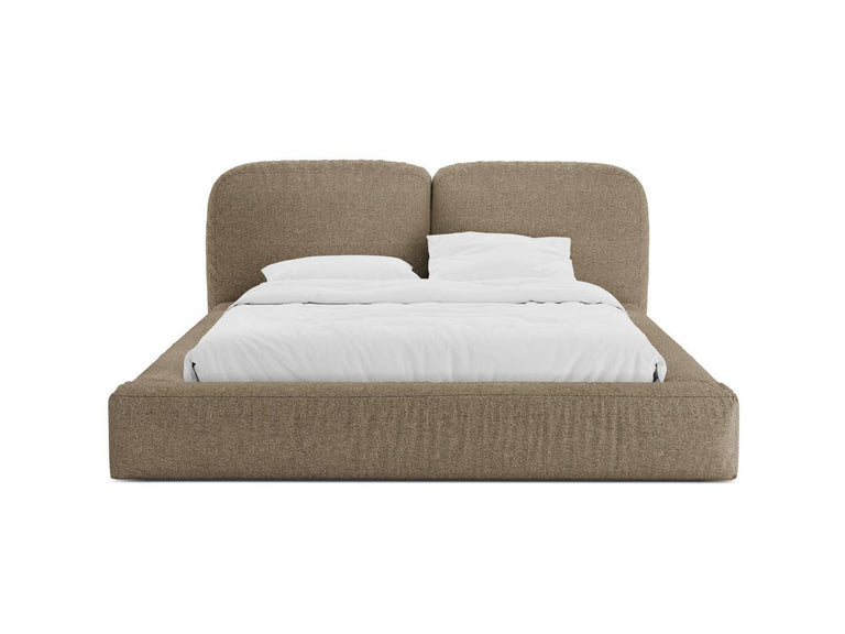 Bedframe Martina bouclé 140 x 200 met opbergruimte