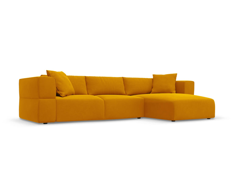 milo casa-hoekbank esther rechts velvet-geel--velvet-banken-meubels_7998872