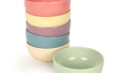 hermia-set van 6 kommen irwin keramiek-multicolour--keramiek-servies-koken & tafelen_7986591