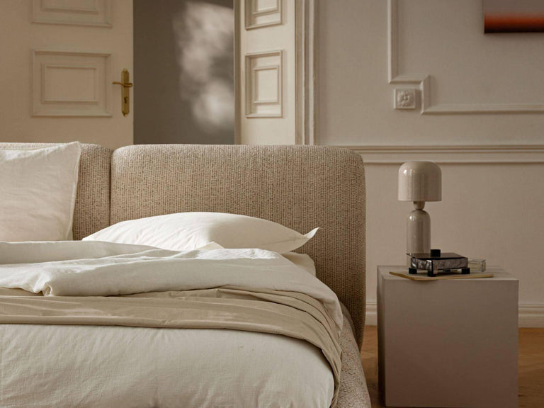 Bedframe Solange chenille 180 x 200 met opbergruimte