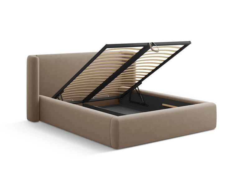 Bedframe Jolene 160x200 cm met opbergvak velvet