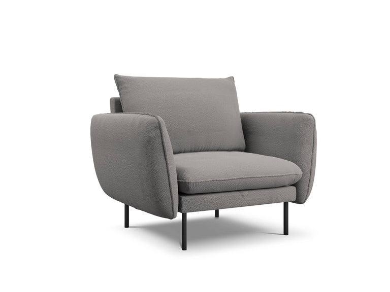 cosmopolitan-design-fauteuil-vienna-black-boucle-grijs-95x92x95-boucle-stoelen-fauteuils-meubels1