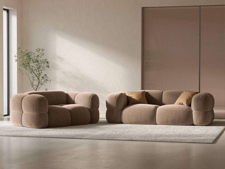 3-zitsbank Loretto velvet