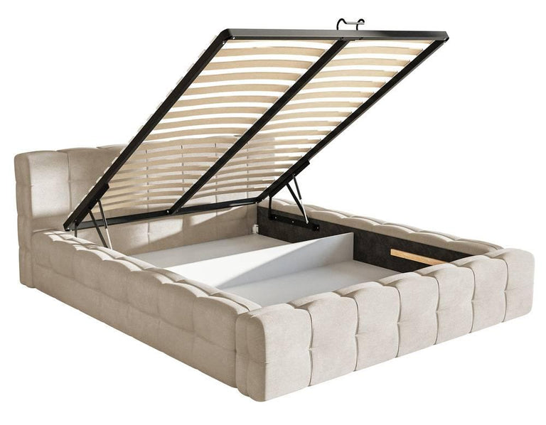 Tilly bedframe velvet met opbergruimte 140 x 200 cm