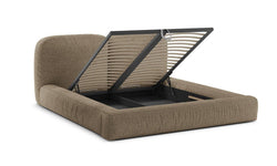 Bedframe Martina bouclé 140 x 200 met opbergruimte