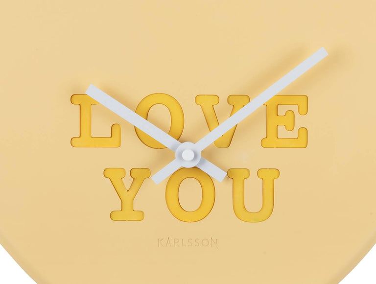 Wandklok Heart Candy