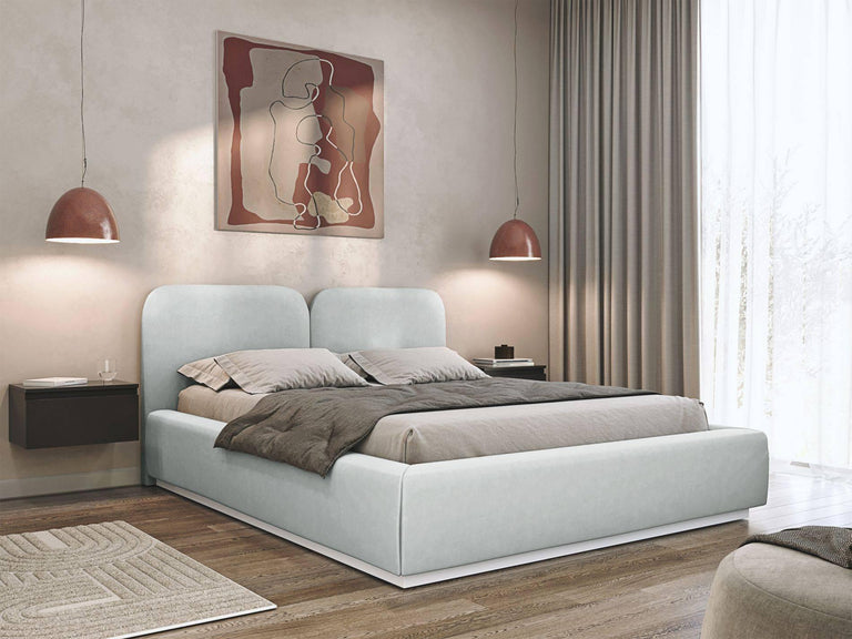 Bedframe Cremona velvet 160 x 200 cm met opbergruimte