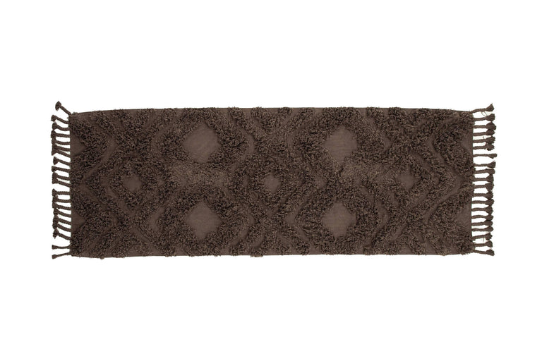 naduvi-collection-tapijtloper-tara-donkerbruin-70x200-katoen-vloerkleden-vloerkleden-woontextiel1