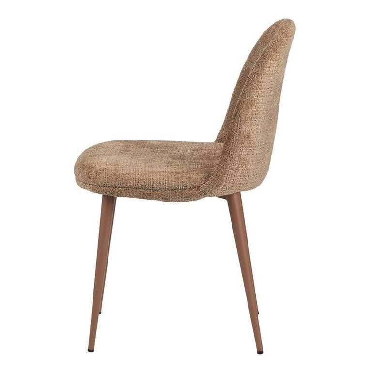 Eetkamerstoel Egg chenille