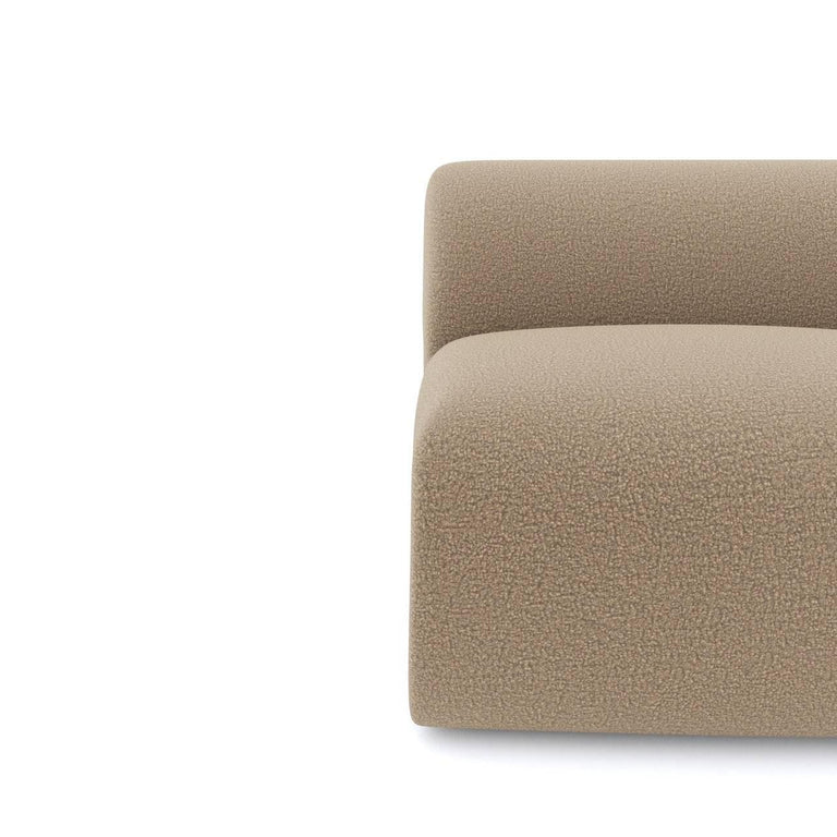 Fauteuil Myra zonder armleuningen bouclé