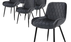Eetkamerstoel Diadema velvet set van 6
