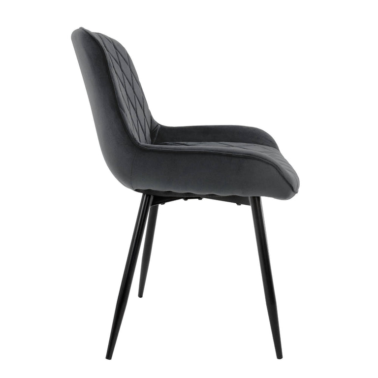 Eetkamerstoel Diadema velvet set van 6
