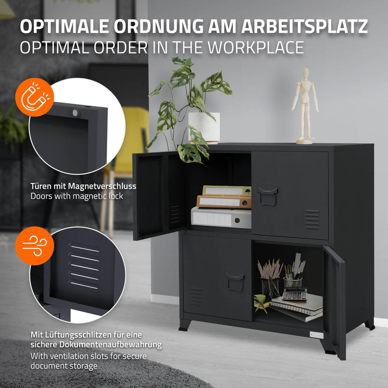 Set van 3 kantoorkasten Roger