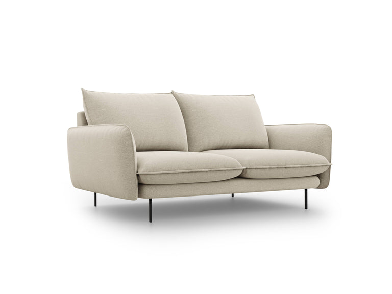 cosmopolitan-design-2-zitsbank-vienna-beige-zwart-160x92x95-synthetische-vezels-met-linnen-touch-banken-meubels1