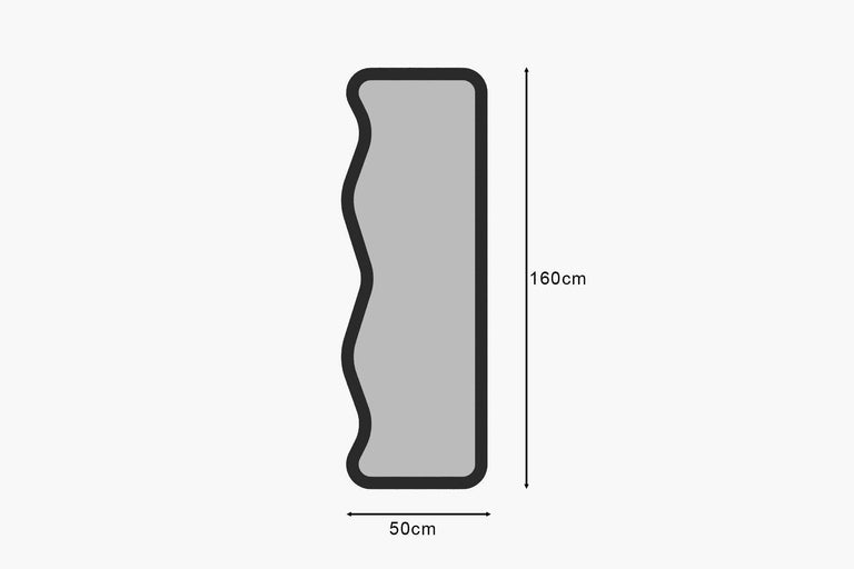 Staande spiegel Asel