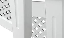 DarHaus Magneet radiatorombouw, radiatorafdekking, radiatorbescherming, 80 x 60 cm, motief lavendel