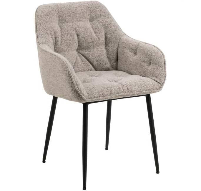 naduvi-collection-eetkamerstoel-harvey boucle-cremekleurig-boucle-stoelen-& fauteuils-meubels1
