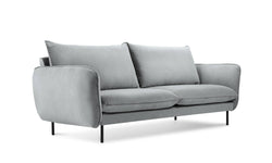 cosmopolitan-design-2-zitsbank-vienna-velvet-lichtgrijs-zwart-160x92x95-velvet-banken-meubels1