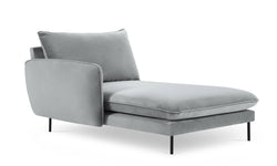 cosmopolitan-design-chaise-longue-vienna-hoek-links-velvet-lichtgrijs-zwart-170x110x95-velvet-banken-meubels2