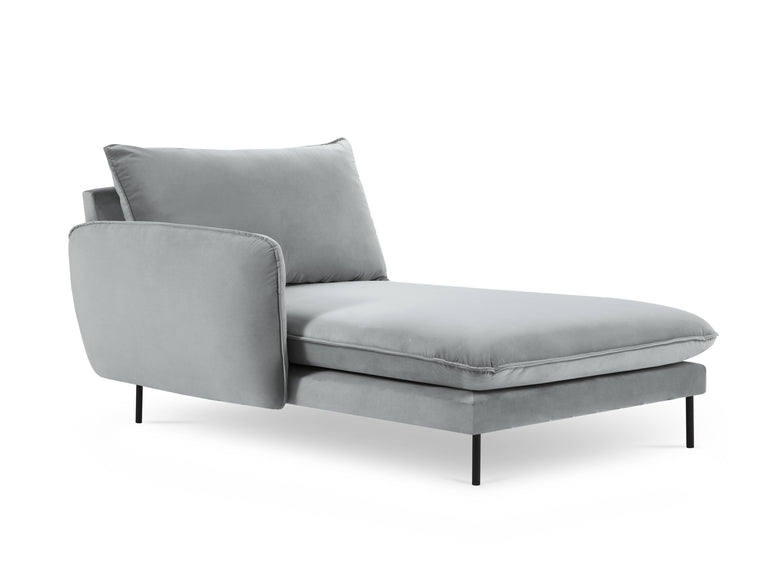 cosmopolitan-design-chaise-longue-vienna-hoek-links-velvet-lichtgrijs-zwart-170x110x95-velvet-banken-meubels2