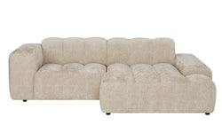 Hoekbank Sandro rechts 2.5-zits chenille