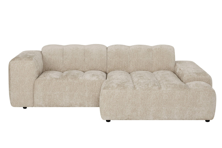 Hoekbank Sandro rechts 2.5-zits chenille
