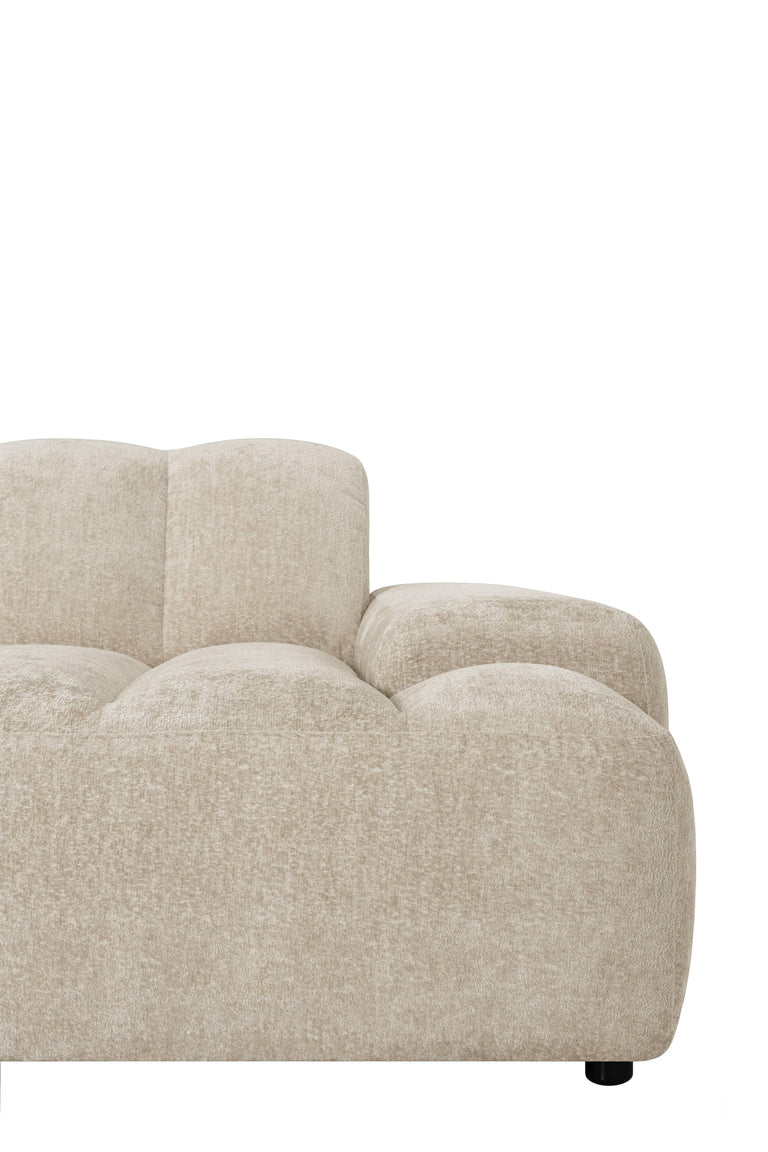 Hoekbank Sandro rechts 2.5-zits chenille
